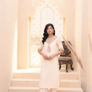 Ivory With Culottes Trouser